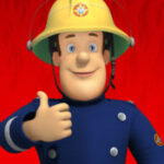 Brandweerman Sam voor kleine kinderen op de iPad.