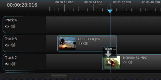 OpenShot Video editor werkt met een handige tijdlijn voor het bewerken van video.