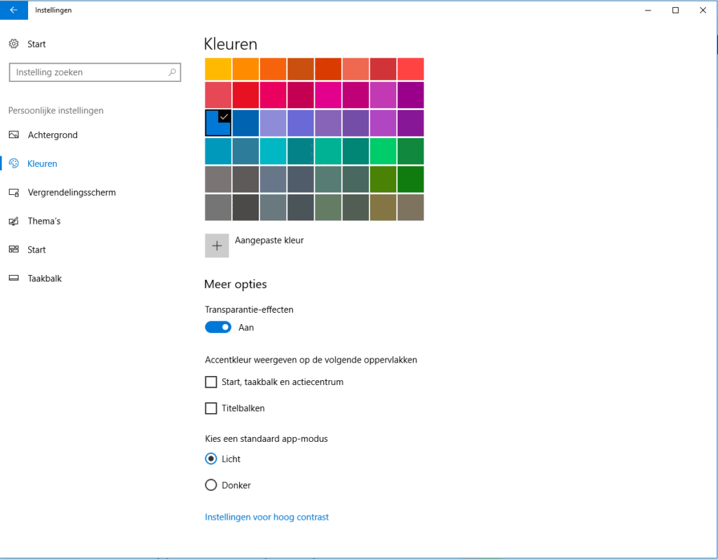 Zet transparantie-effecten uit om Windows 10 een perfomance boost te geven.