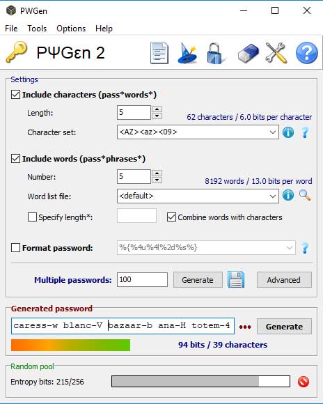 PWGen maakt automatisch een veilig wachtwoord aan dat hackers lastig kunnen kraken.