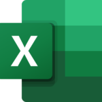 Excel logo: bij handleiding cellen samenvoegen.